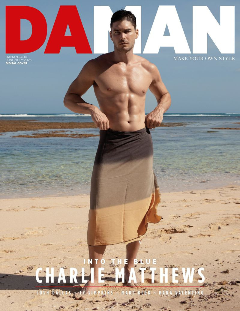 Charlie Matthews featured on the DA MAN cover from June 2023