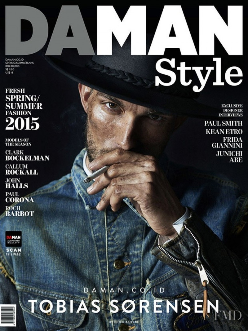 Tobias Sorensen featured on the DA MAN Style cover from March 2015