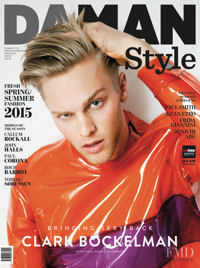 Clark Bockelman featured on the DA MAN Style cover from March 2015