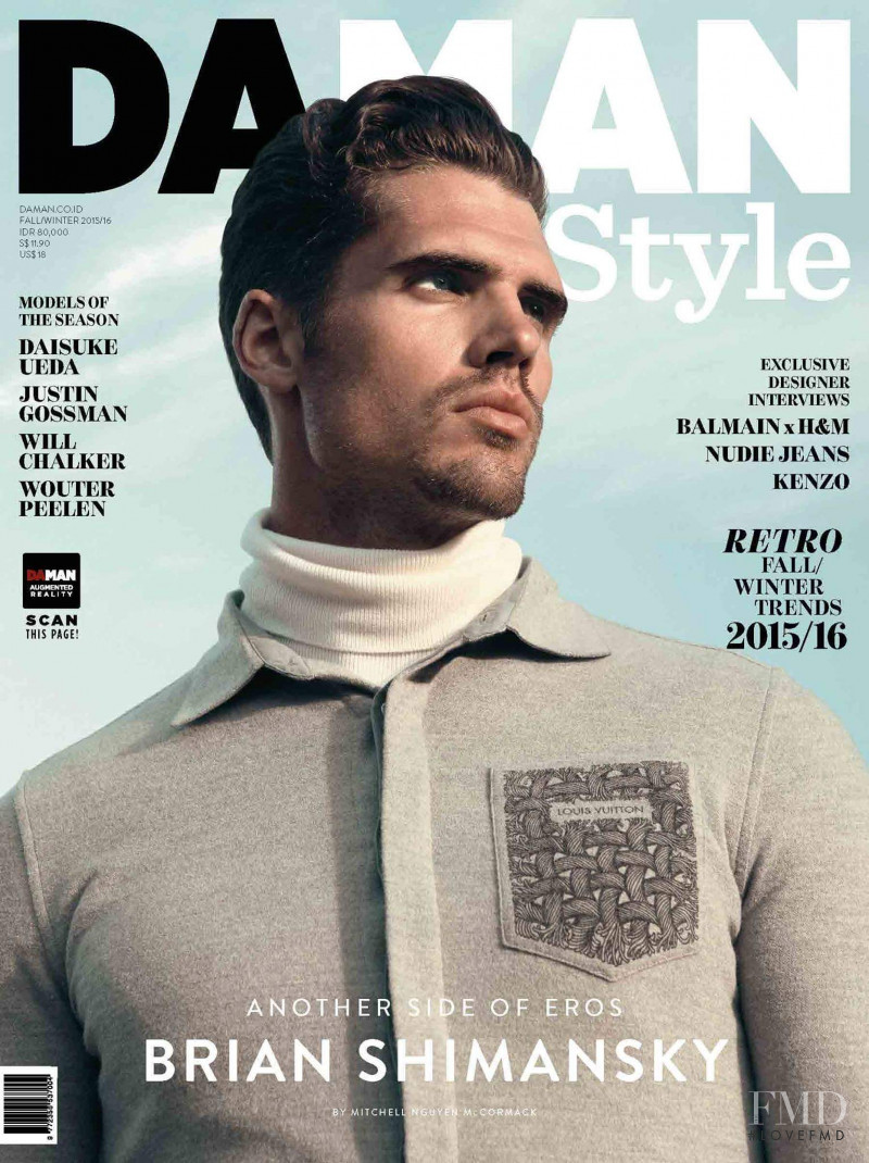 Brian Shimansky featured on the DA MAN Style cover from September 2015