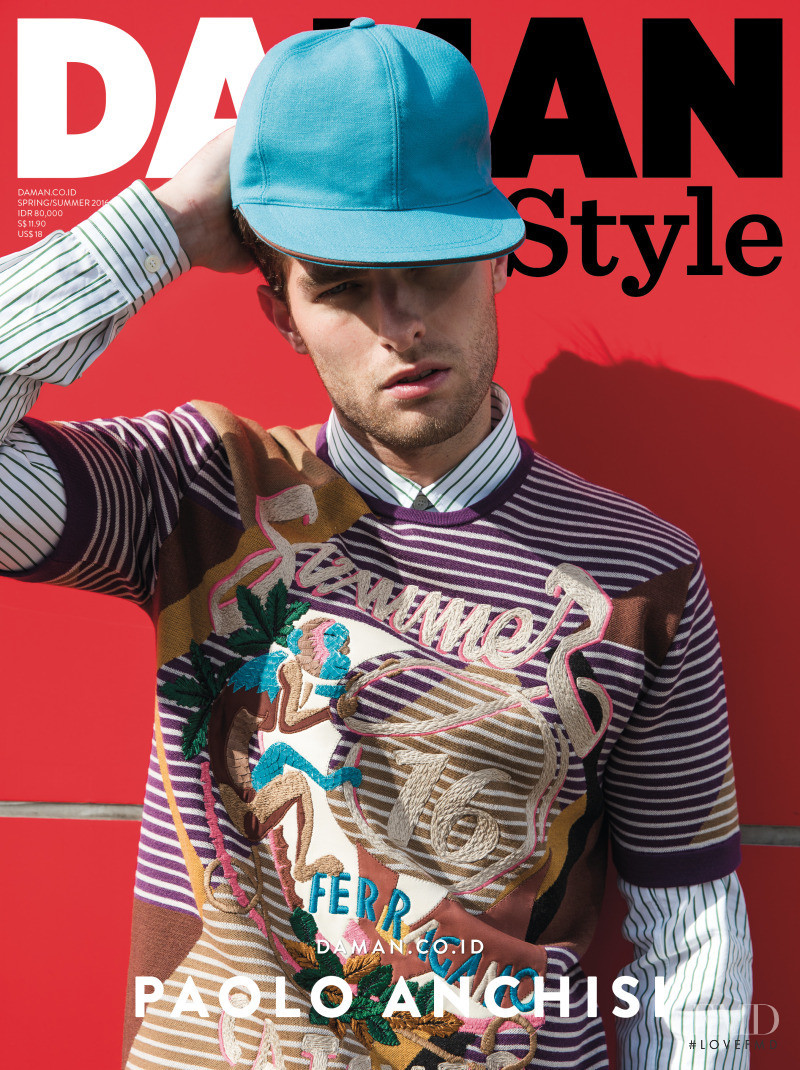 Paolo Anchisi featured on the DA MAN Style cover from April 2016
