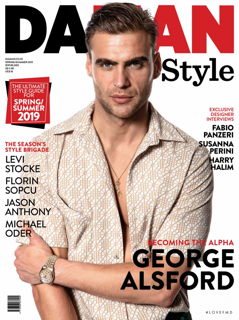 George Alsford featured on the DA MAN Style cover from March 2019
