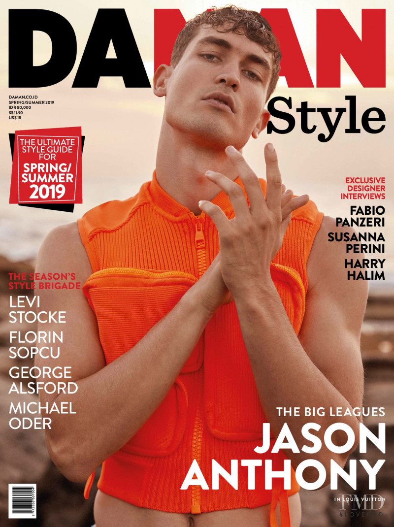 Jason Anthony featured on the DA MAN Style cover from March 2019