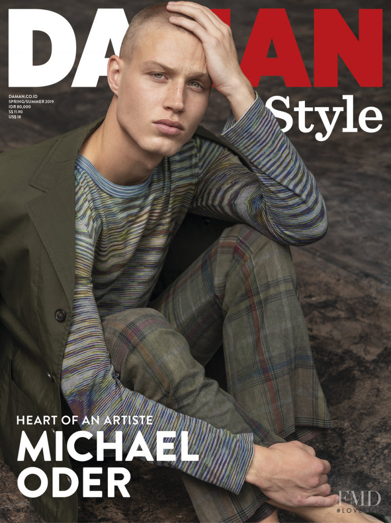 Michael Oder featured on the DA MAN Style cover from March 2019