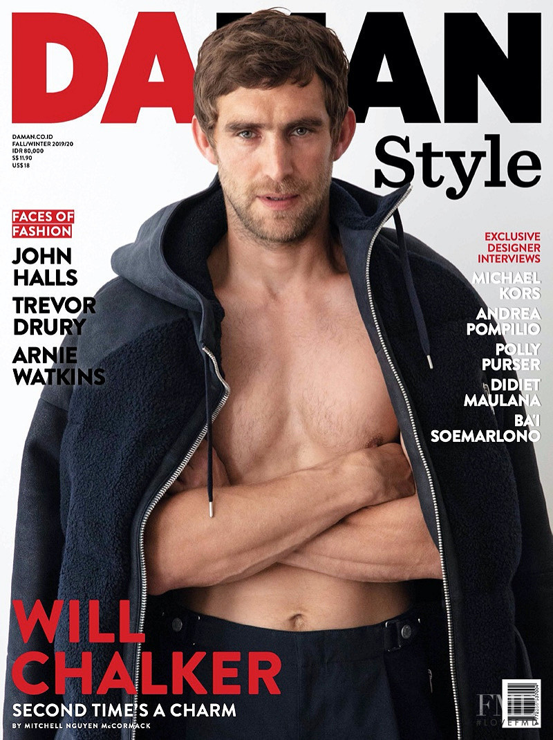 Will Chalker featured on the DA MAN Style cover from September 2019