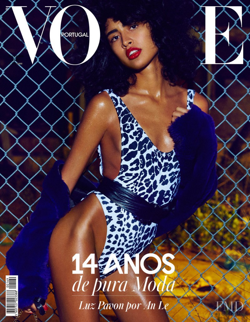 Luz Pavon featured on the Vogue Portugal cover from November 2016