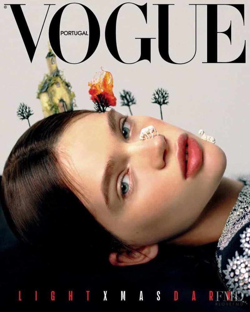 Stella Lucia featured on the Vogue Portugal cover from December 2018