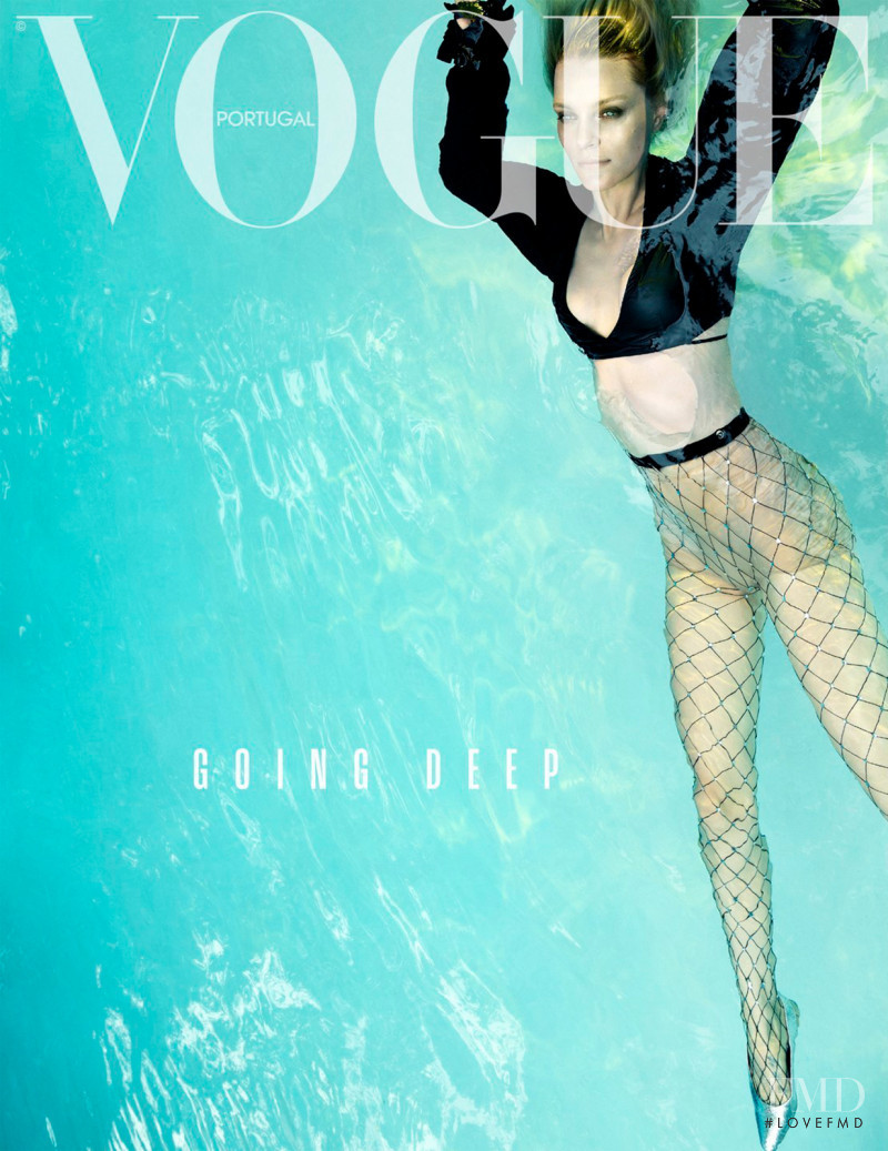 Jessica Stam featured on the Vogue Portugal cover from June 2018