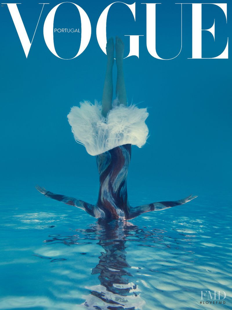 McKenna Hellam featured on the Vogue Portugal cover from June 2018