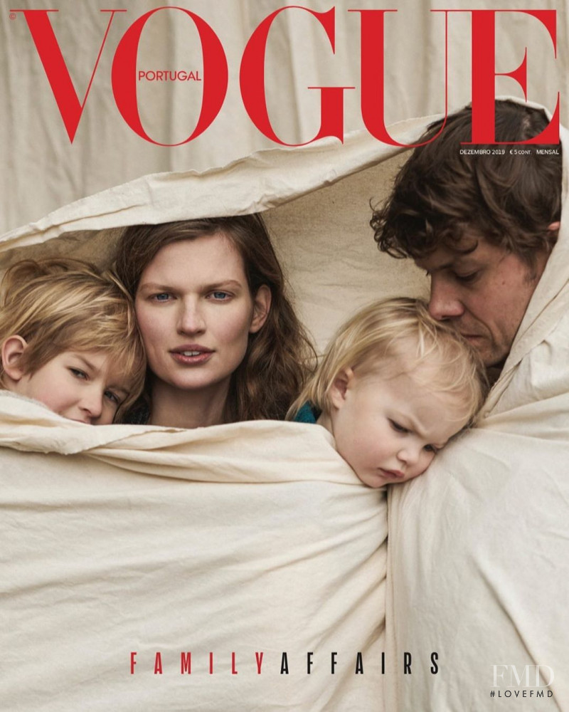 Bette Franke featured on the Vogue Portugal cover from December 2019