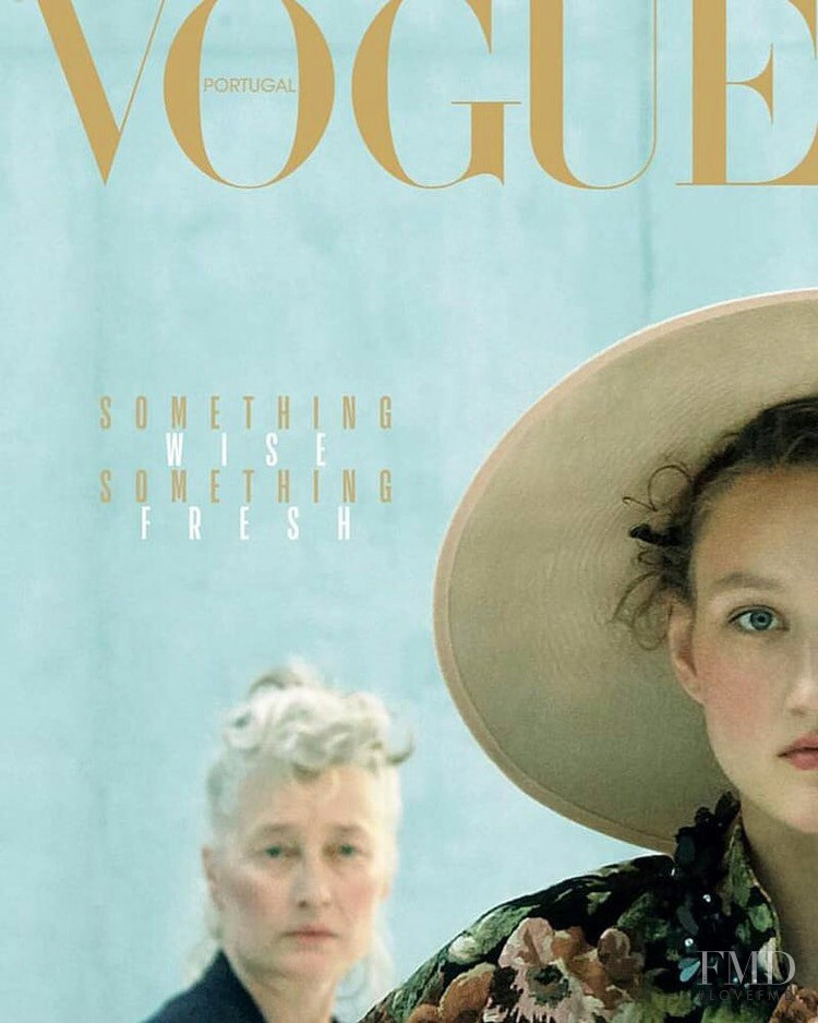 Marie Sophie Wilson-Carr featured on the Vogue Portugal cover from January 2019