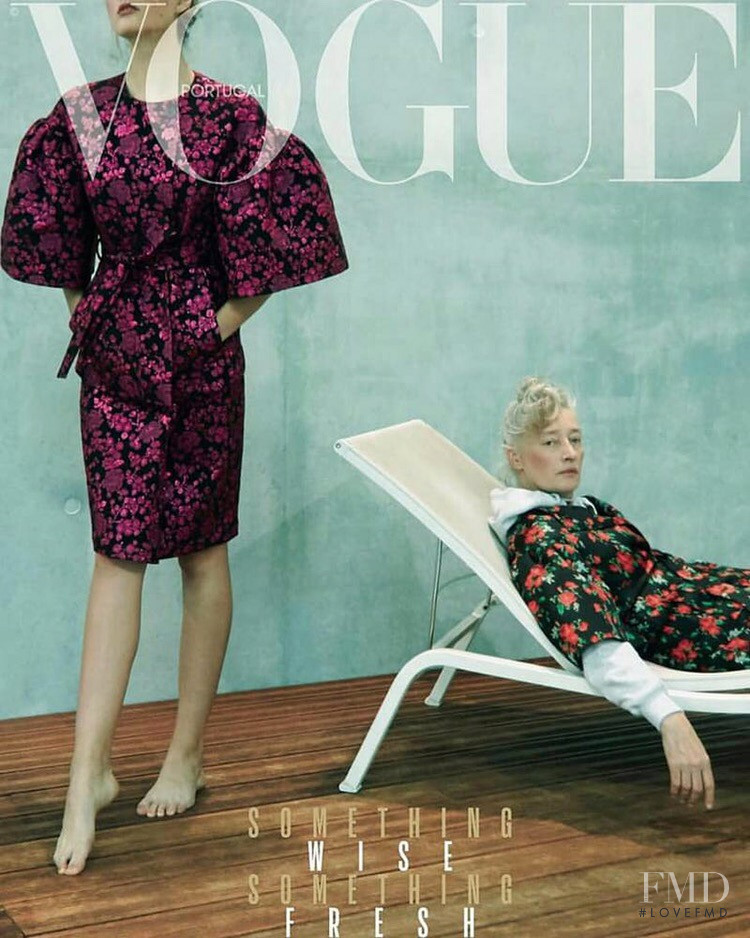 Marie Sophie Wilson-Carr featured on the Vogue Portugal cover from January 2019