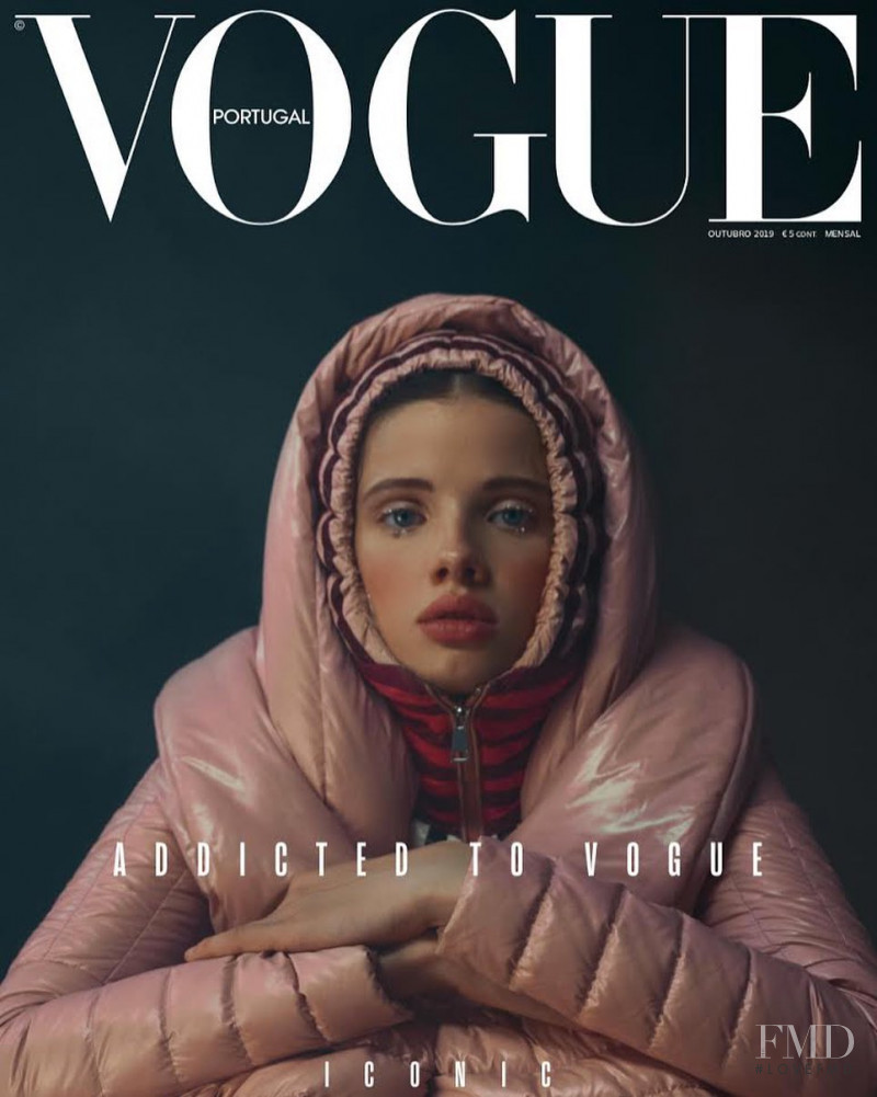 Nikolina Maticevic featured on the Vogue Portugal cover from October 2019