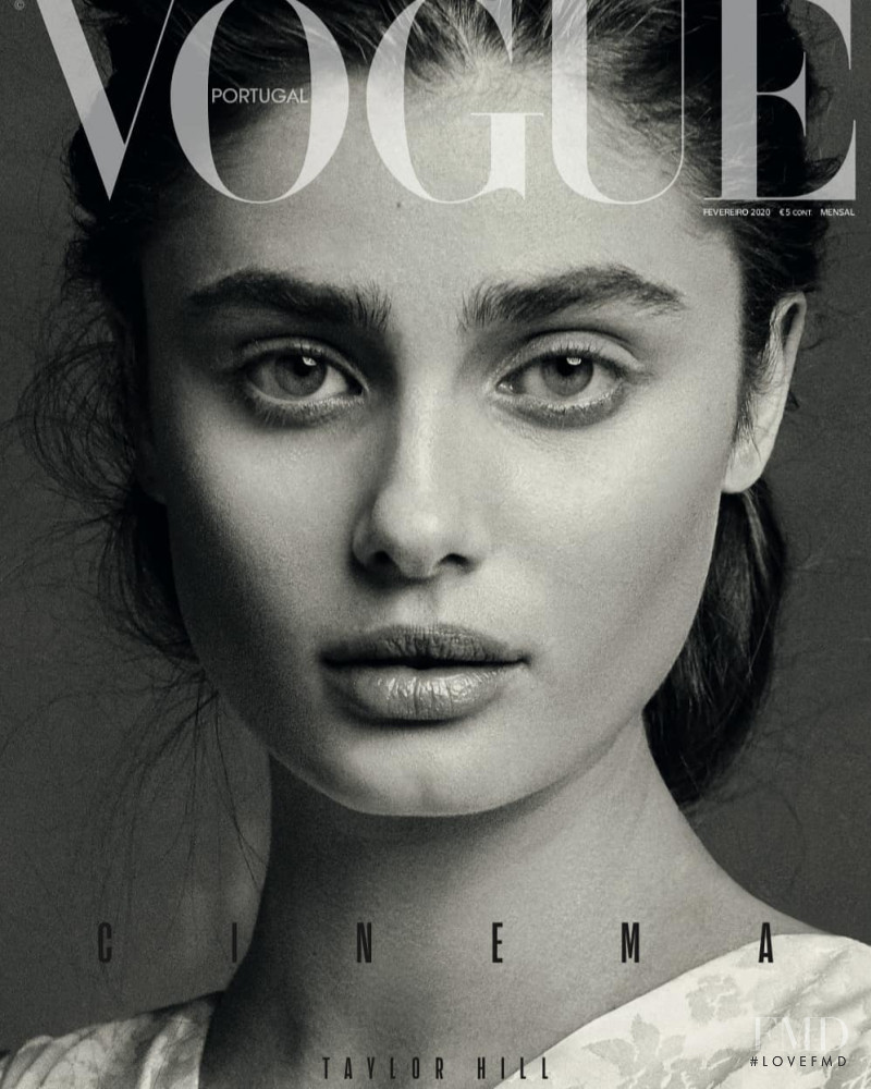 Taylor Hill featured on the Vogue Portugal cover from February 2020
