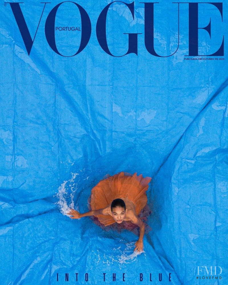 Emily Nunes featured on the Vogue Portugal cover from October 2020