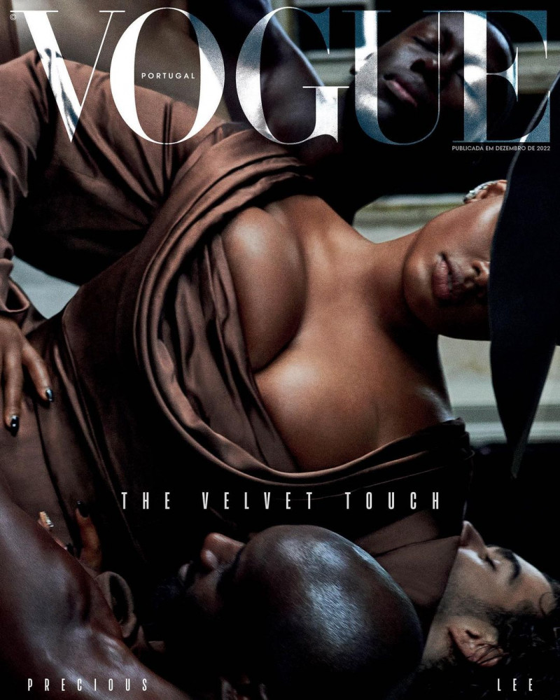 Precious Lee featured on the Vogue Portugal cover from December 2022