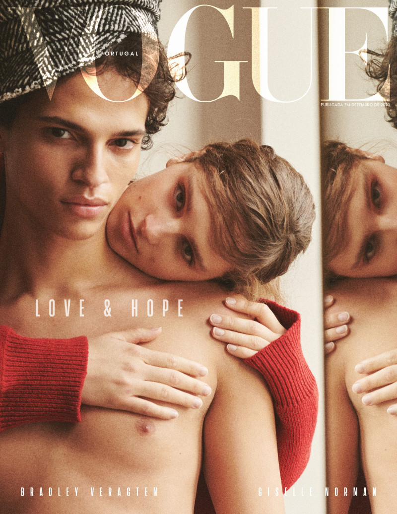Bradley Veragten featured on the Vogue Portugal cover from December 2023
