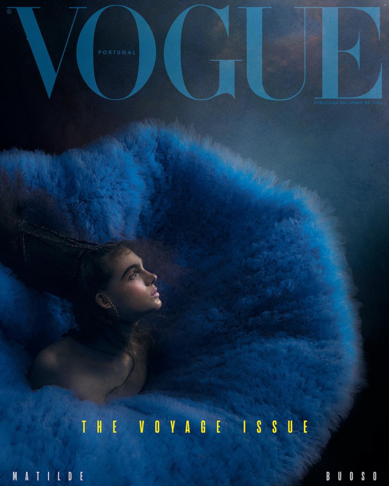 Matilde Buoso featured on the Vogue Portugal cover from June 2023