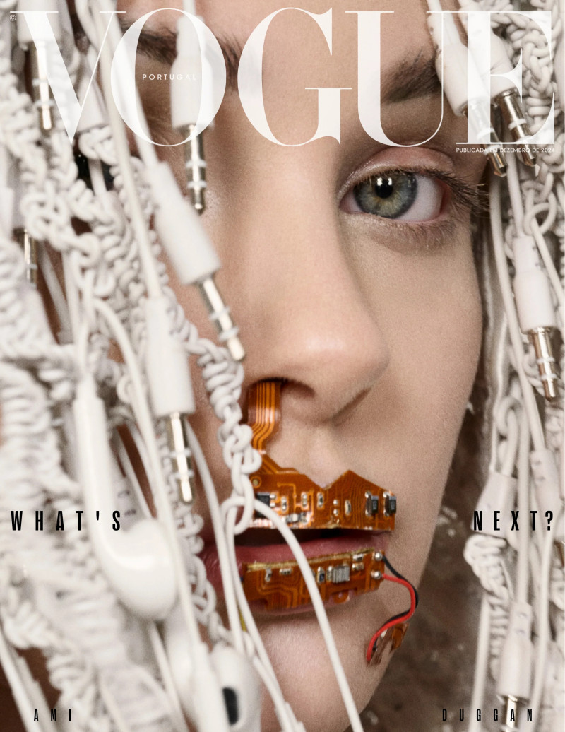 Ami Duggan featured on the Vogue Portugal cover from December 2024