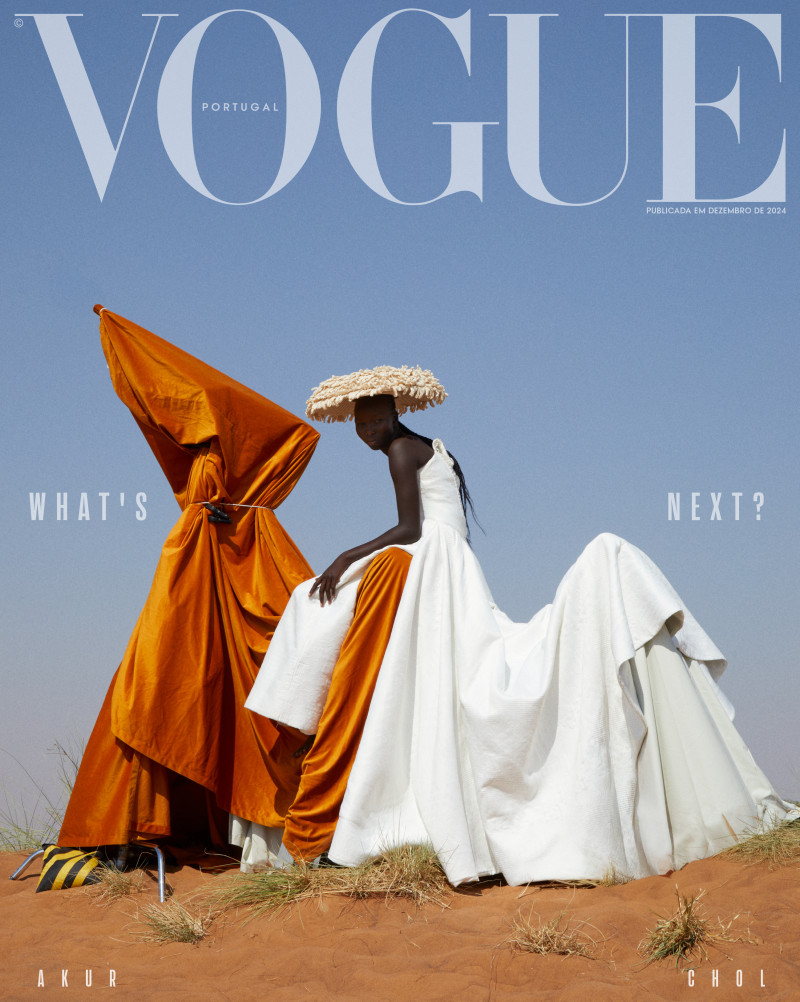 Akur Chol featured on the Vogue Portugal cover from December 2024