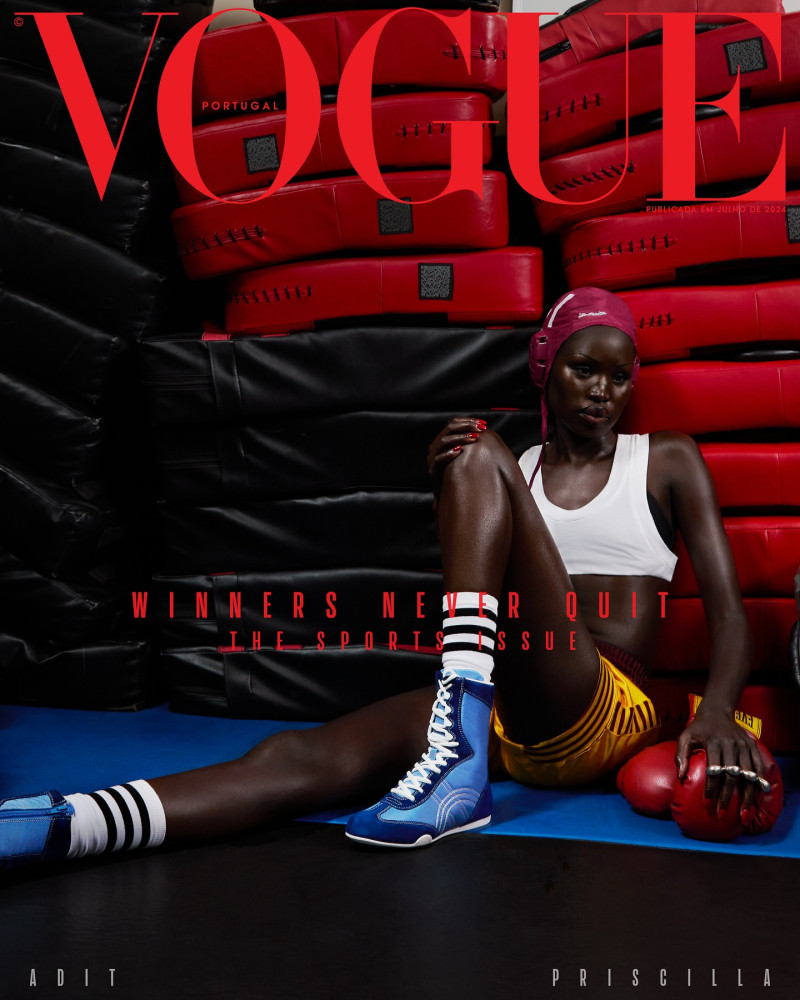 Adit Priscilla featured on the Vogue Portugal cover from July 2024
