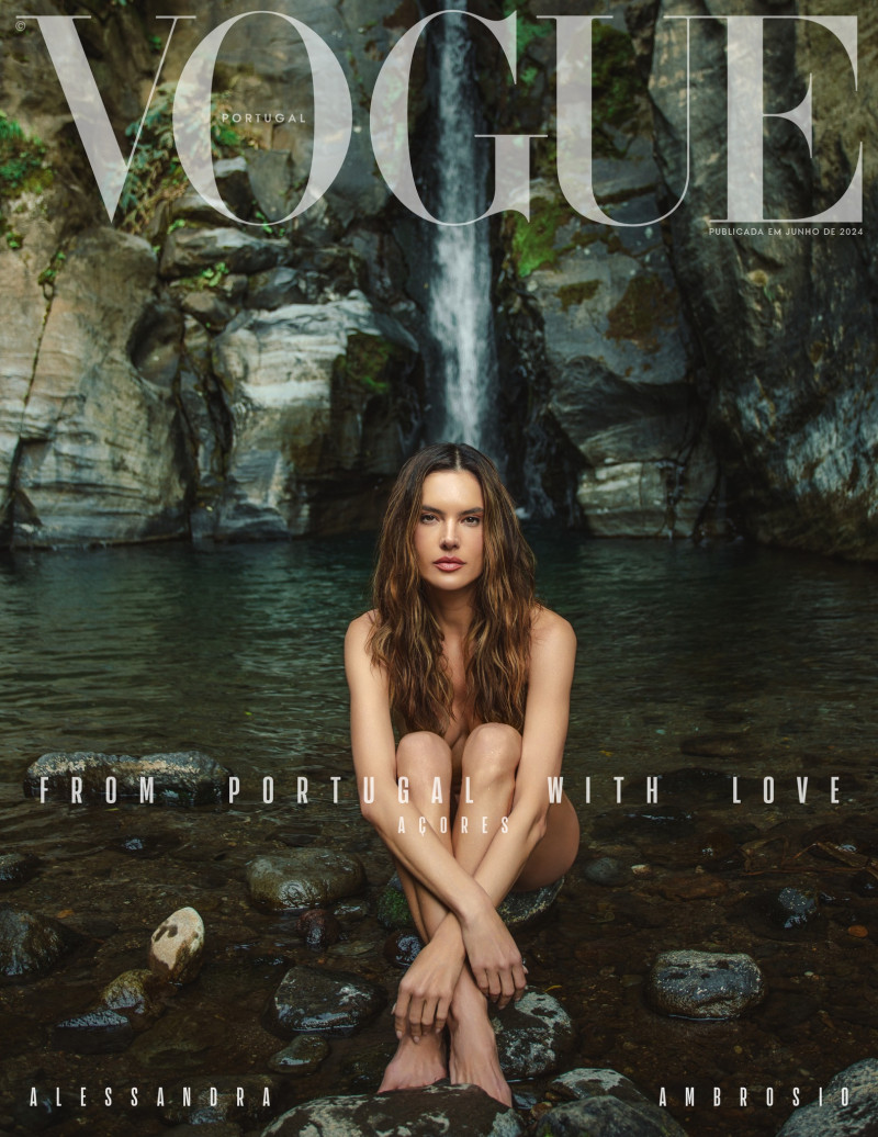 Alessandra Ambrosio featured on the Vogue Portugal cover from June 2024