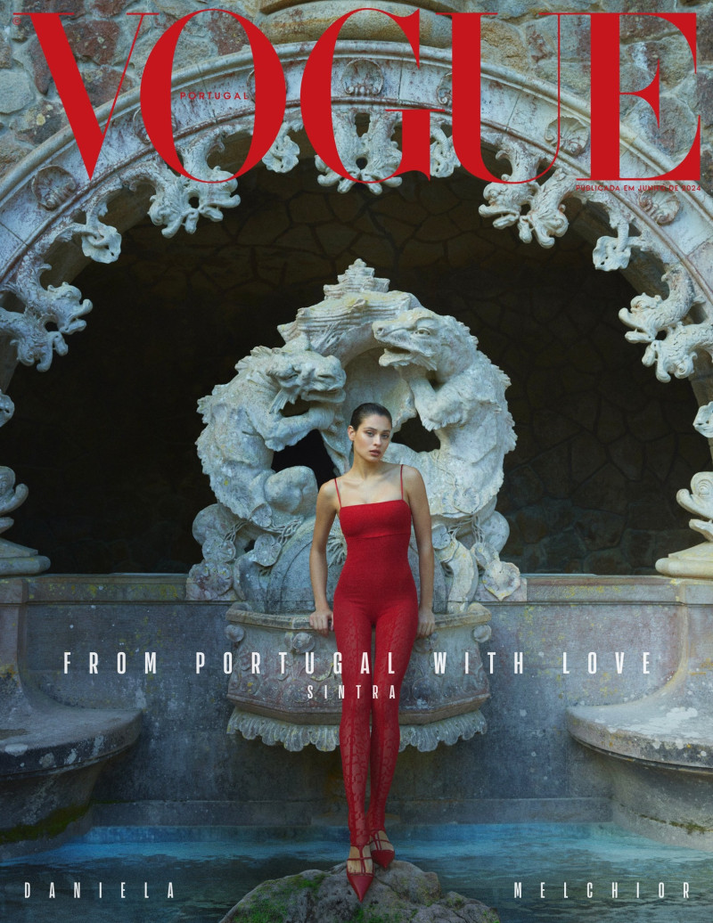 Daniela Melchior featured on the Vogue Portugal cover from June 2024