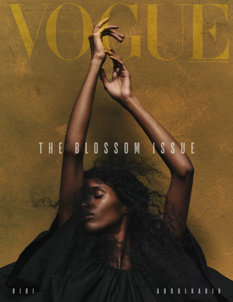Bibi Abdulkadir featured on the Vogue Portugal cover from March 2024