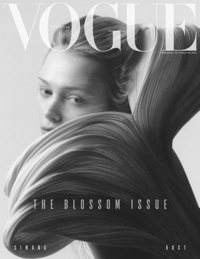 Simona Kust featured on the Vogue Portugal cover from March 2024