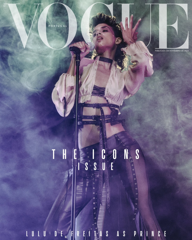 Lulu de Freitas featured on the Vogue Portugal cover from November 2024