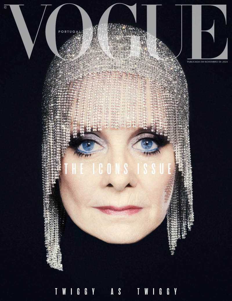 Twiggy Lawson featured on the Vogue Portugal cover from November 2024