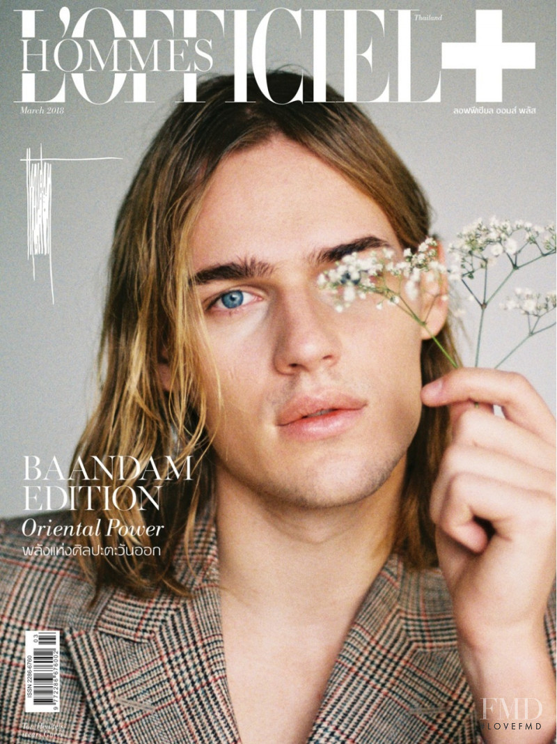 Ton Heukels featured on the L\'Officiel Hommes Thailand cover from March 2018