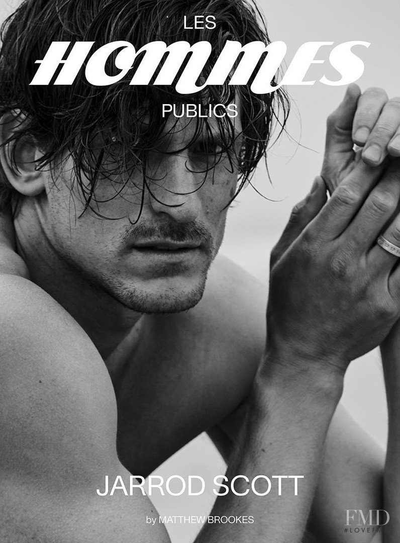 Jarrod Scott featured on the Les Hommes Publics cover from December 2019