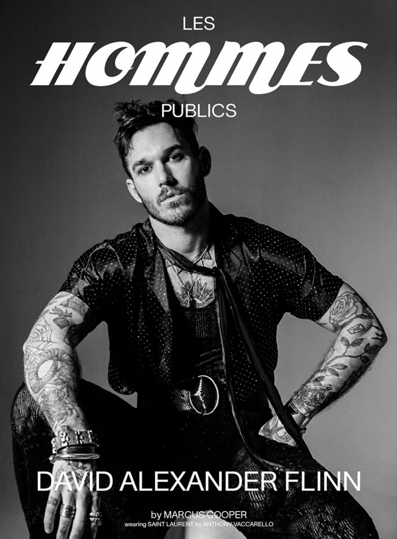  featured on the Les Hommes Publics cover from March 2020