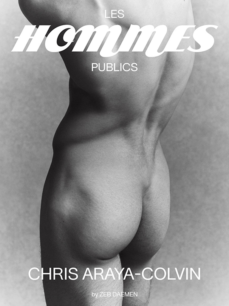 Chris Colvin featured on the Les Hommes Publics cover from May 2023