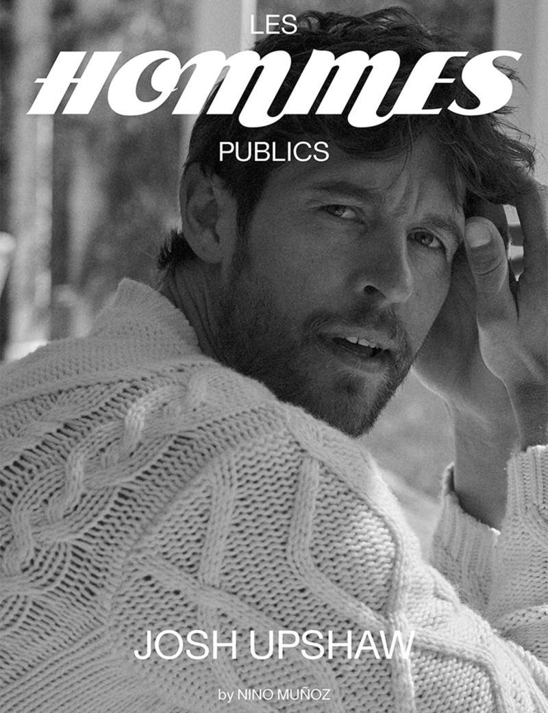 Josh Upshaw featured on the Les Hommes Publics cover from May 2023