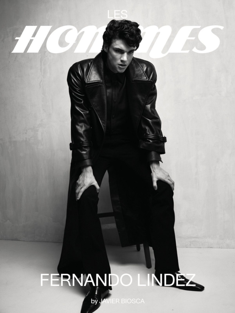 Fernando Lindez featured on the Les Hommes Publics cover from November 2023