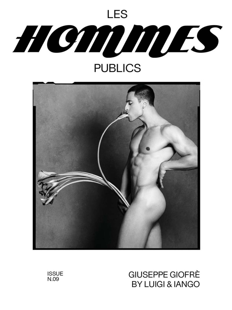 Giuseppe Giofre featured on the Les Hommes Publics cover from October 2023