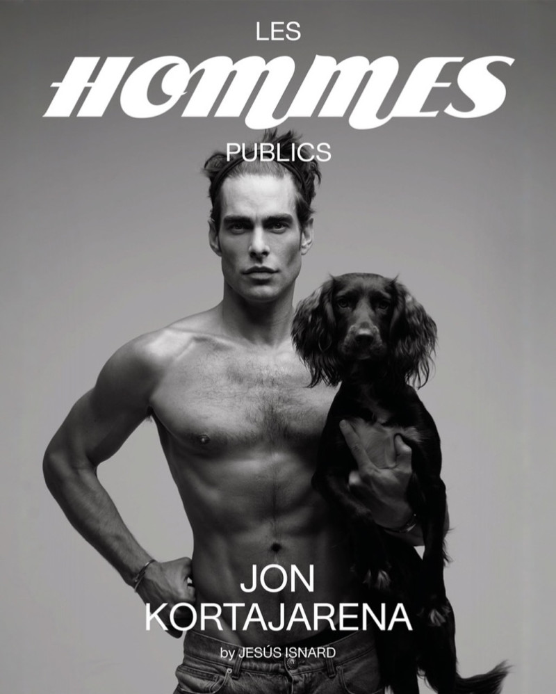 Jon Kortajarena featured on the Les Hommes Publics cover from March 2025