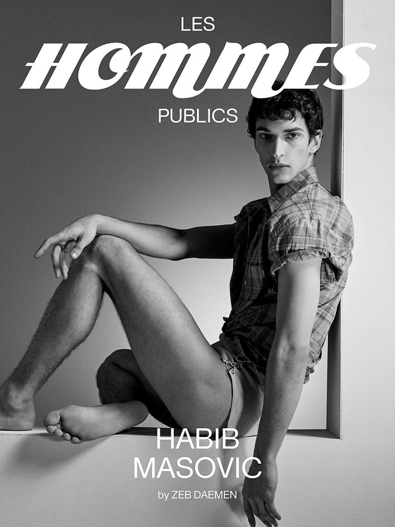 Habib Masovic featured on the Les Hommes Publics cover from March 2025