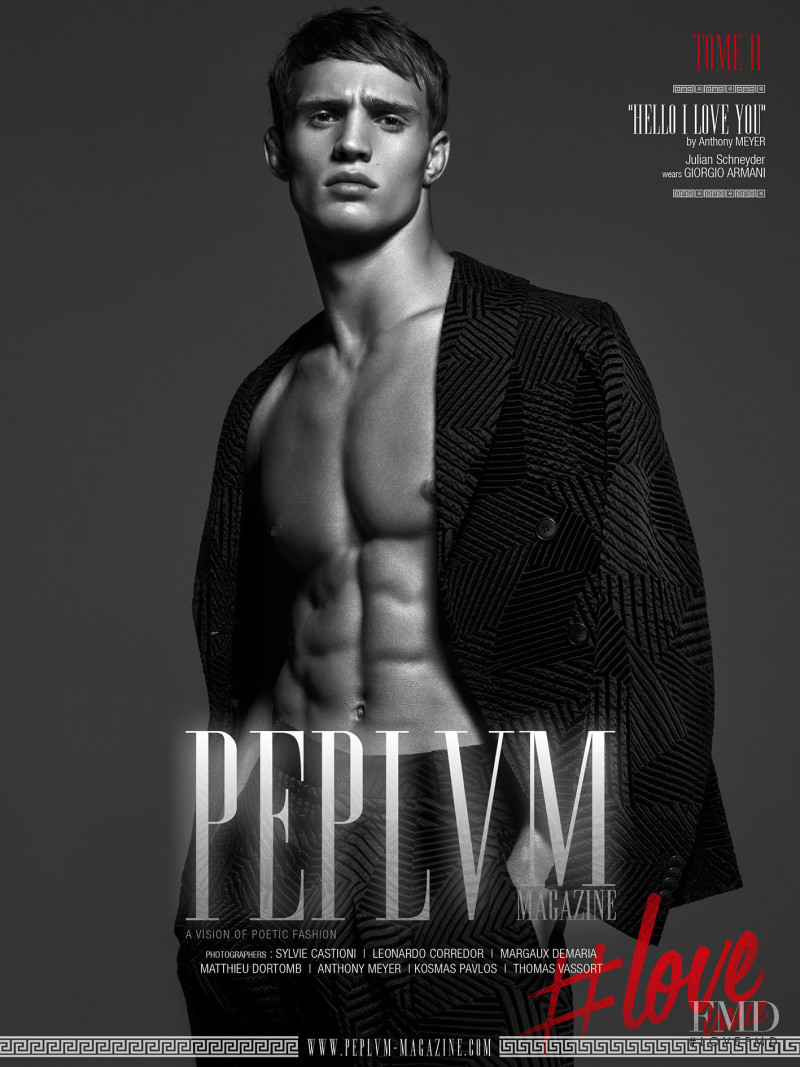 Julian Schneyder featured on the Peplvm Magazine cover from November 2016