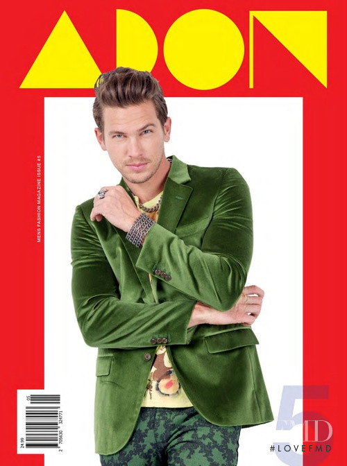 Adam Senn featured on the ADON cover from August 2013