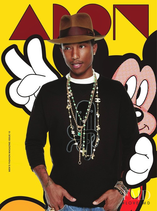 Pharell Williams featured on the ADON cover from September 2014