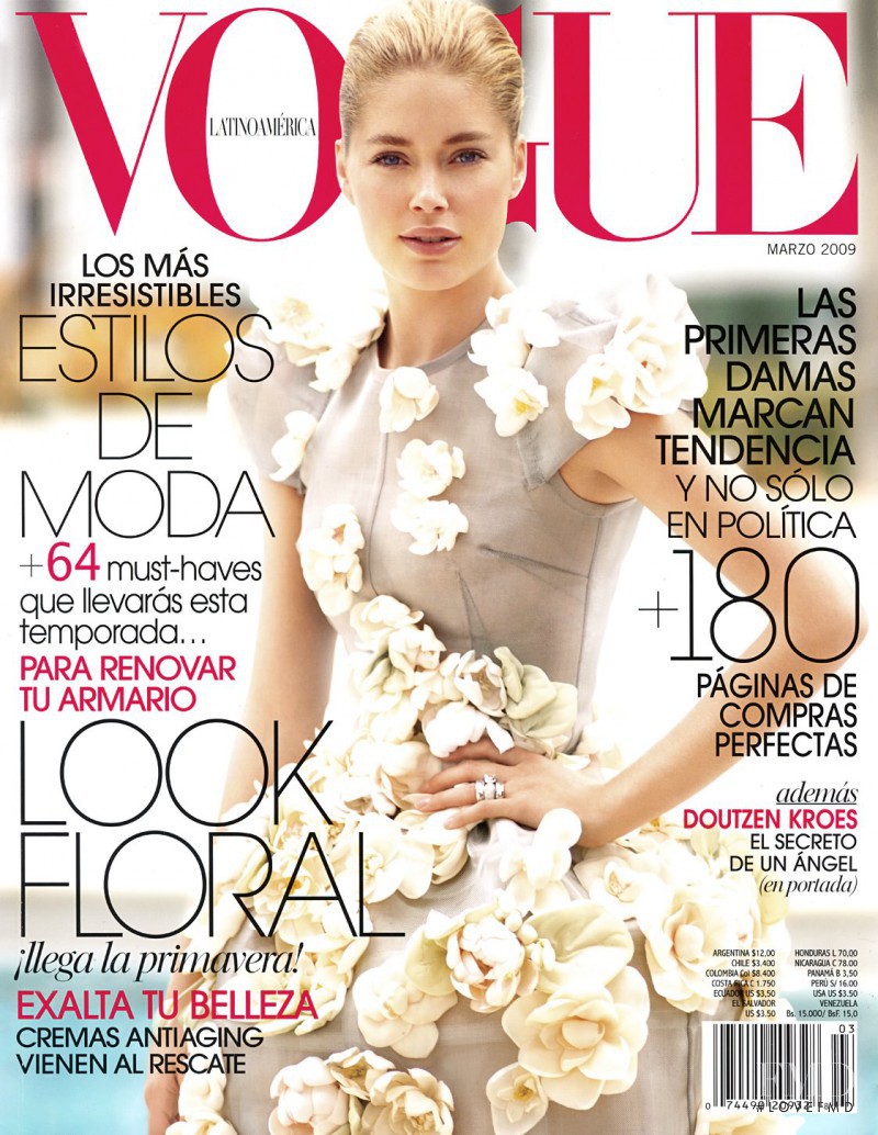 Doutzen Kroes featured on the Vogue Latin America cover from March 2009