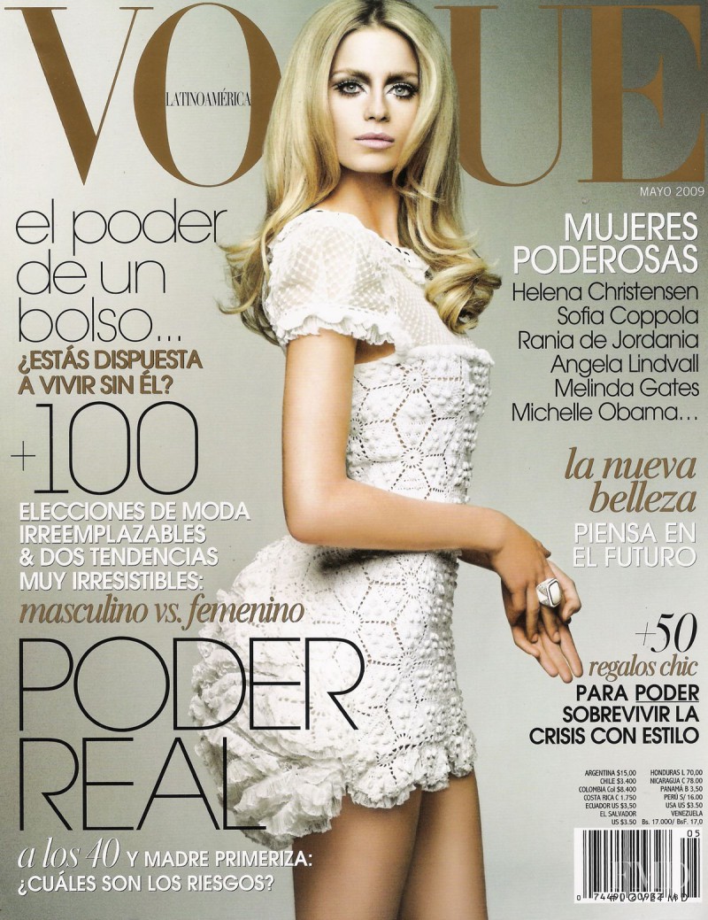 Milana Keller featured on the Vogue Latin America cover from May 2009