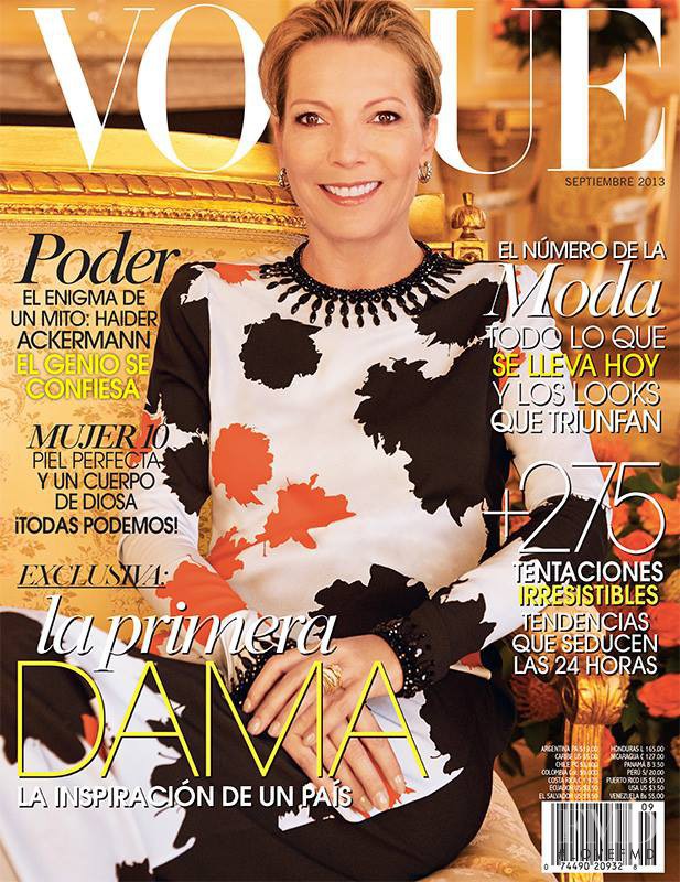 Kelly Talamas featured on the Vogue Latin America cover from September 2013