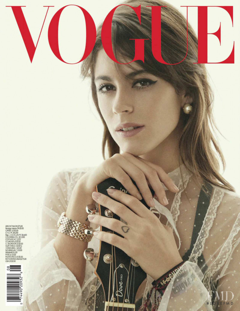 Tini Stoessel featured on the Vogue Latin America cover from August 2018