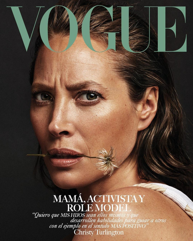 Christy Turlington featured on the Vogue Latin America cover from May 2019