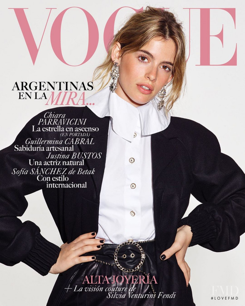 Chiara Parravicini featured on the Vogue Latin America cover from November 2019