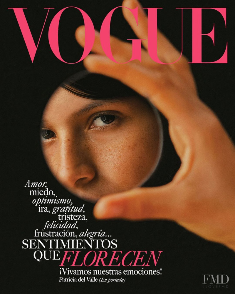 Patricia Del Valle featured on the Vogue Latin America cover from July 2020